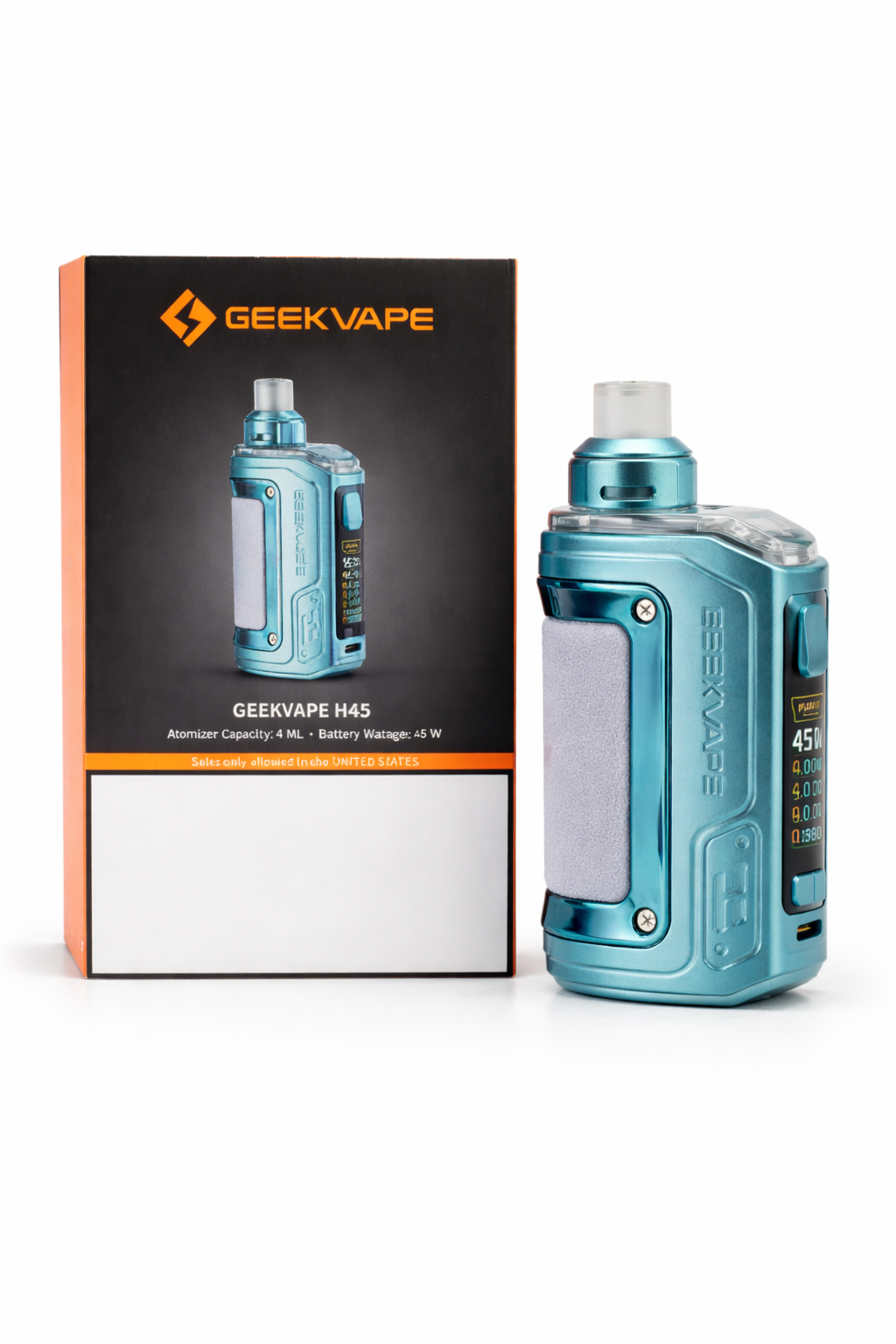 GeekVape H45 Pod Mod Crystal Blue | JARS Smoke Shop GeekVape H45 Pod Mod Crystal Blue | JARS Smoke Shop