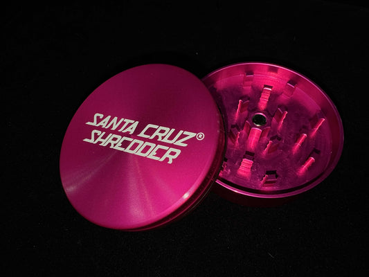 Santa Cruz XL 4-Piece Herb Grinder – Pink