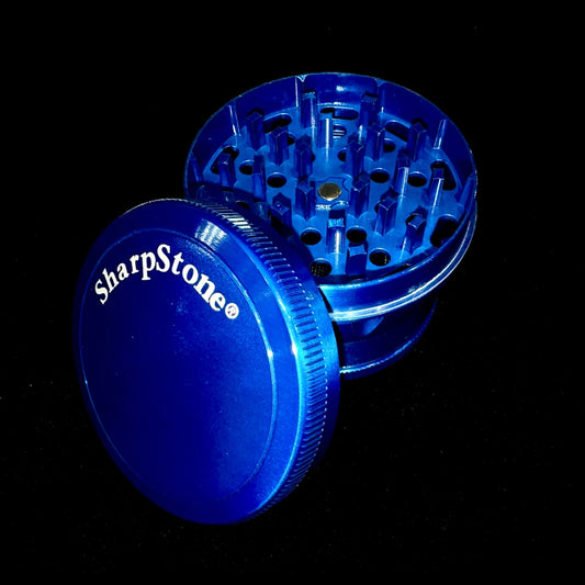 Sharp Stone Blue Large Herb Grinder