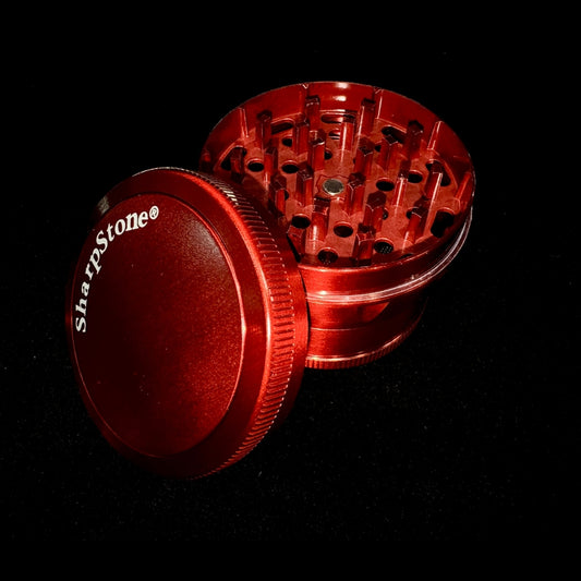 Sharp Stone Red Large Herb Grinder