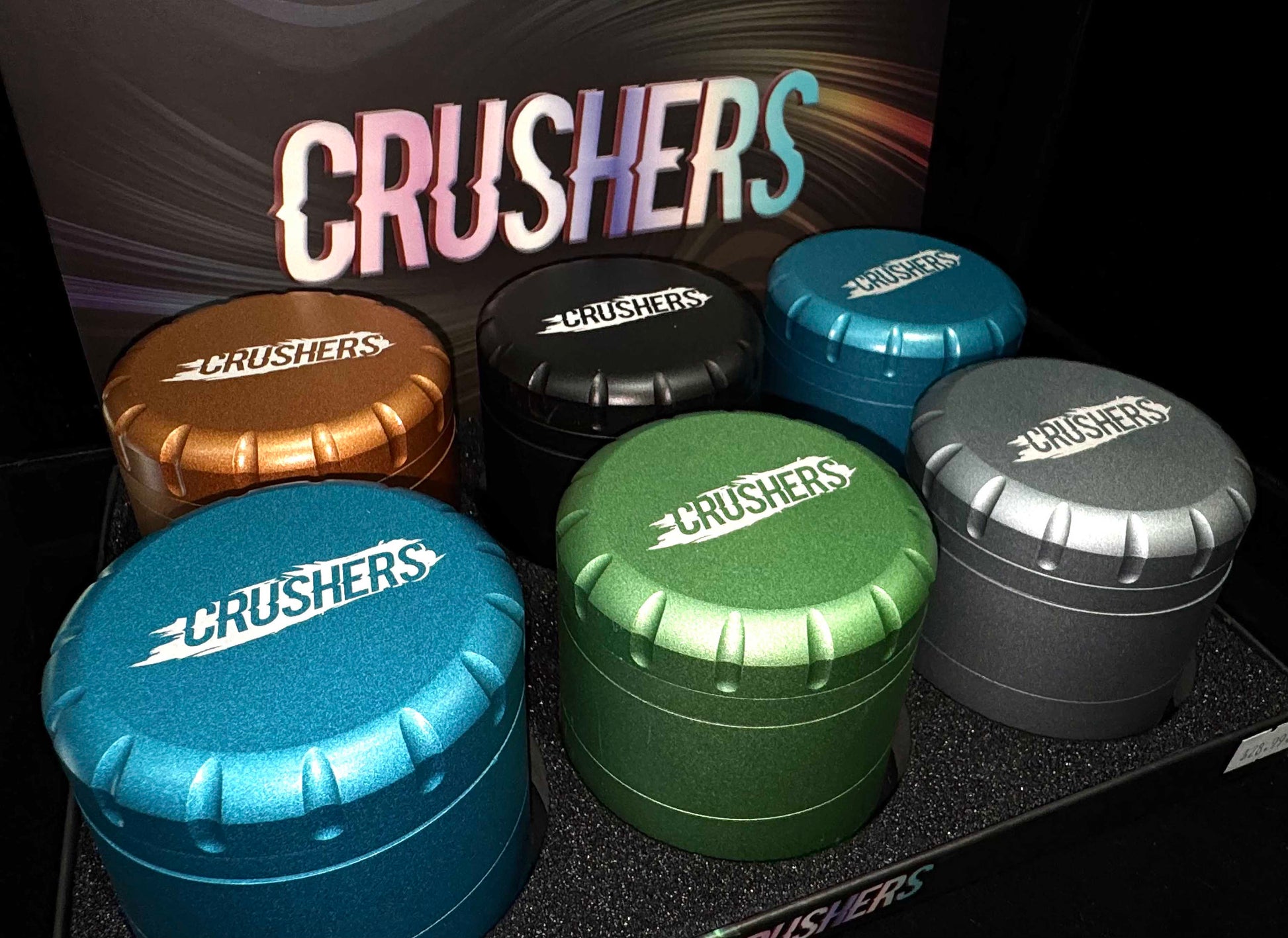 CRUSHERS 5-Piece Matte Aluminum Herb Grinder
