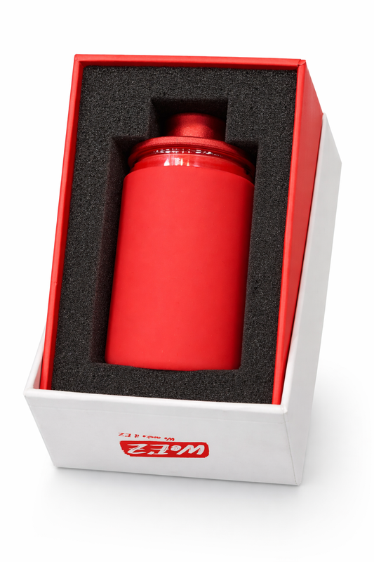 Premium Glass Stash Jar with Protective Silicone Sleeve