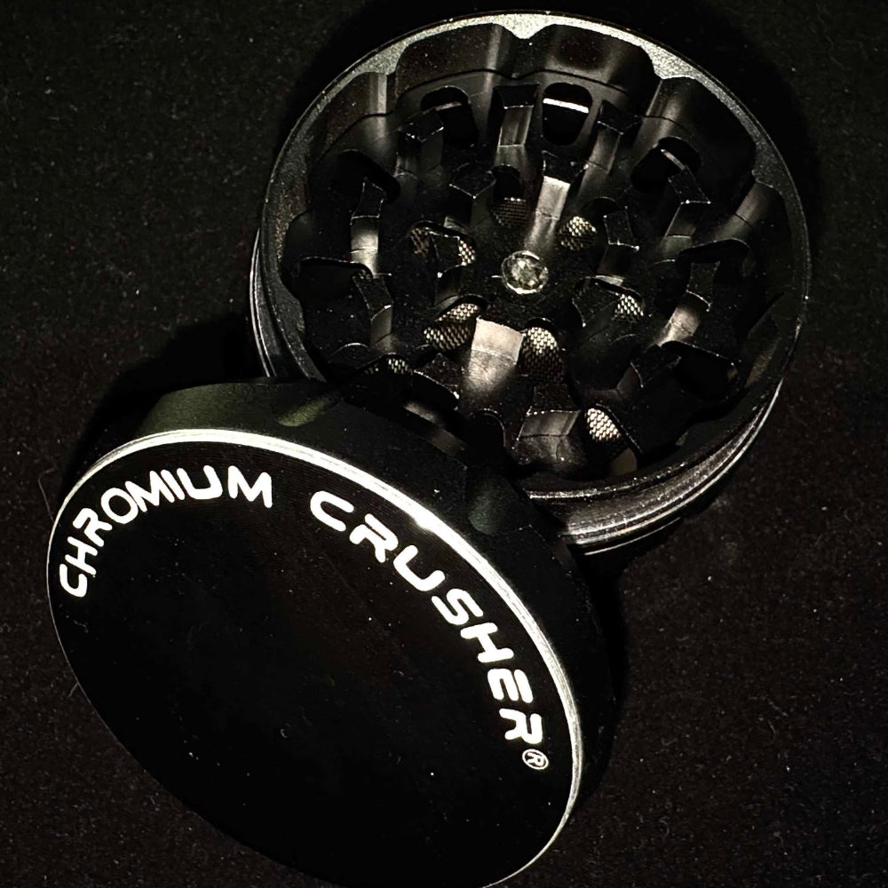 Chrome Crusher Herb Grinder – Large