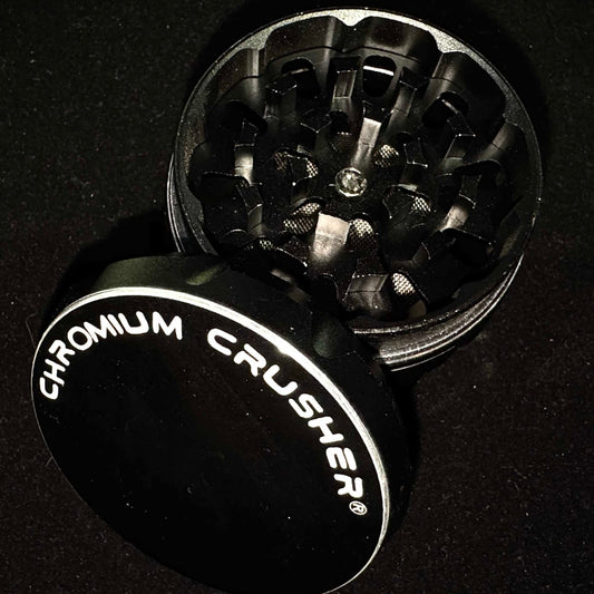 Chrome Crusher Herb Grinder – Large